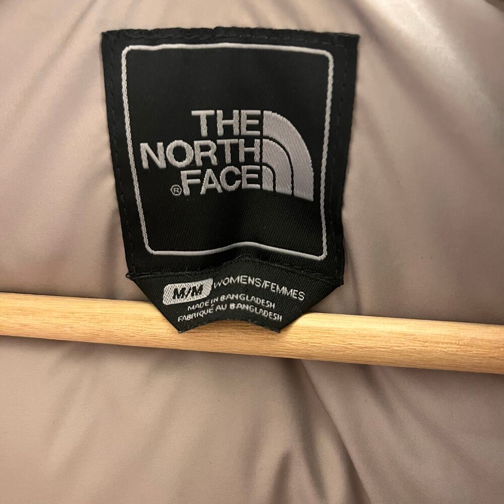 The North Face 700 Down Nuptse Vest Women M White Goose Puffer Y2K Gorpcore - Picture 7 of 15